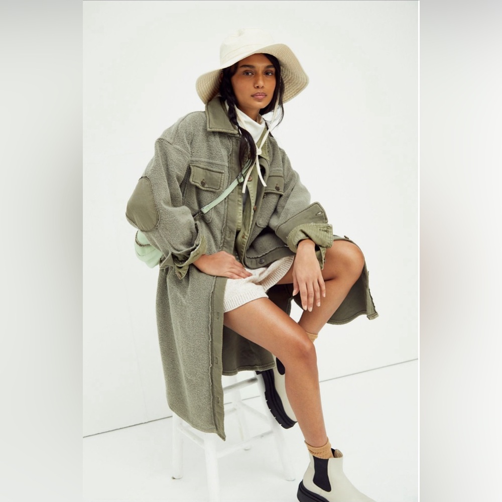 Free People Long Ruby Jacket